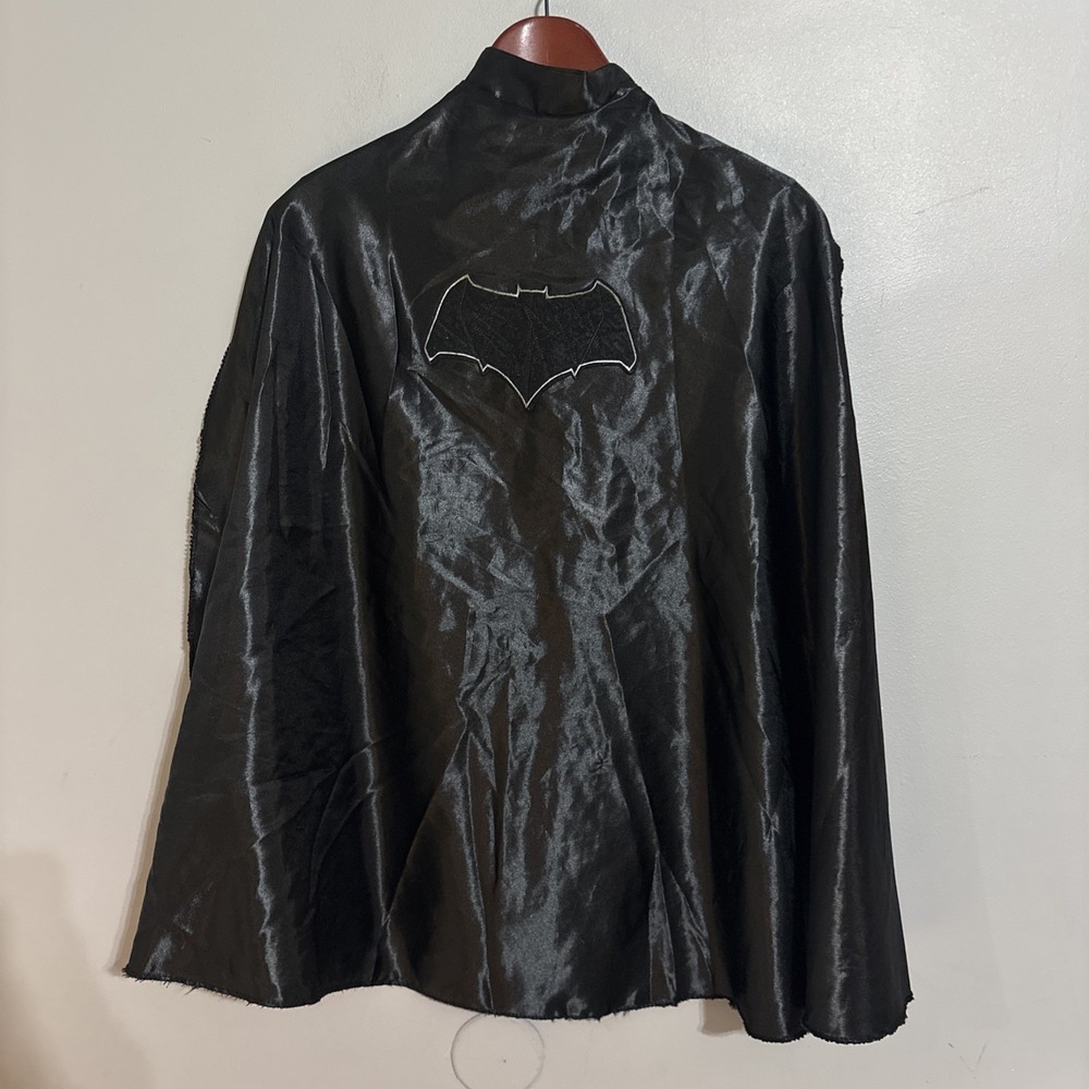 Rubies BATMAN Superhero Black Cape Adult Kids Halloween Costume Cape Black